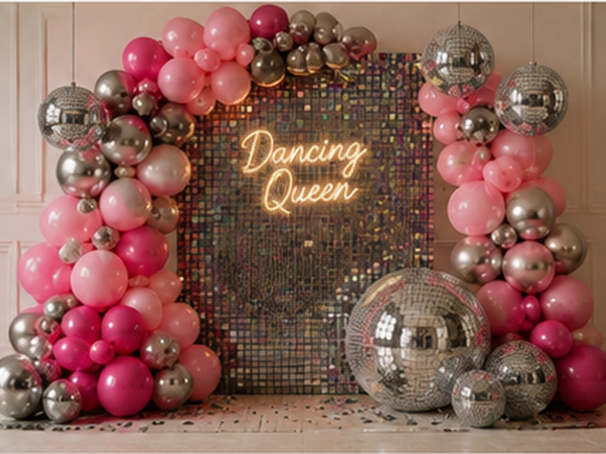 30. Dancing Queen — przykładowa dekoracja balonowa