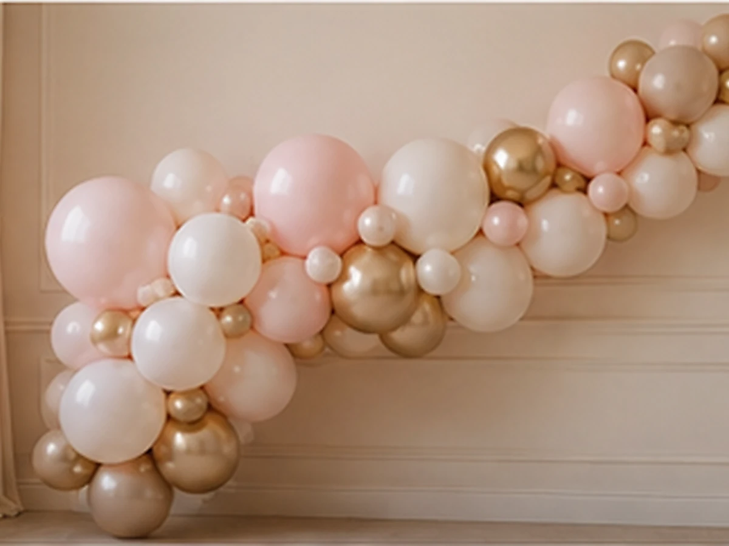 Girlanda balonowa 1,5 m — przykładowa dekoracja balonowa